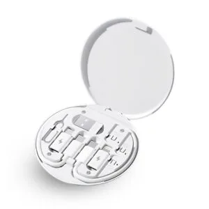 All-in-One Travel Charging Cable Set – 60W Fast Charging Kit for iPhone, Android, Type-C & Micro USB